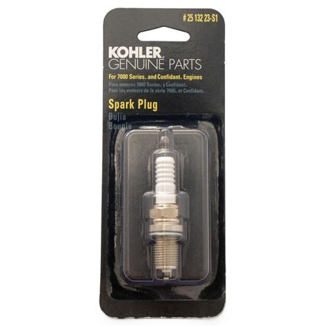 Kohler spark plug 14 132 11, 1413211, 14-132-11 cross references and replaces NGK plug DCPR6E, also as NGK3481. . 25 132 23 spark plug cross reference to ngk
